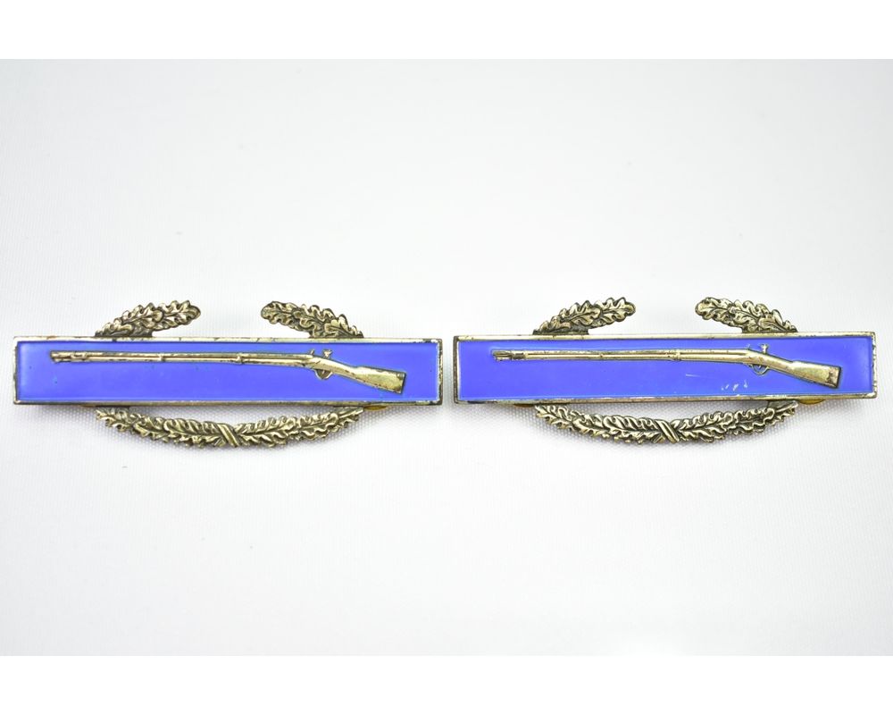 (2) WWII Sterling Combat Infantry Badges (Sells Together)